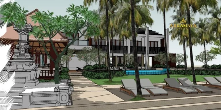 JASA ARSITEK LANDSCAPE BALI - Jasa Desain Bangun Rumah - Arkamaya Arsitek Kontraktor Jogja - Landscape Kubu Beach Lovina Hotel 4000+m2 - Tjendana Groups BALI_2