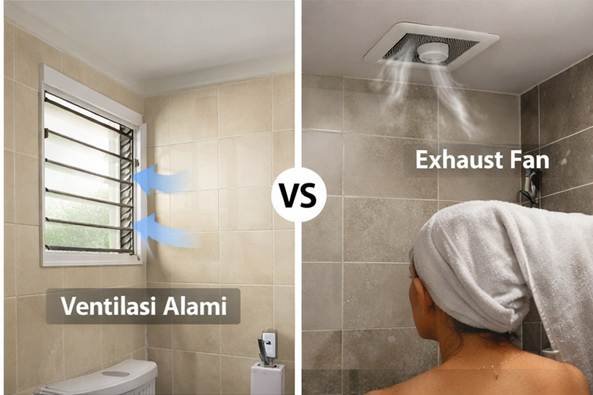 Apakah Kamar Mandi Tanpa Ventilasi Tidak Masalah Selama Ada Exhaust Fan