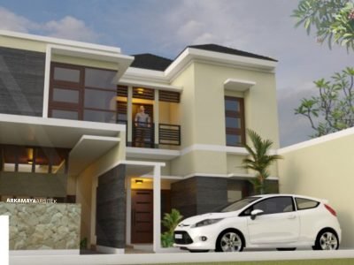 JASA ARSITEK BANDUNG - Proyek Desain Rumah Tinggal Bertingkat 255m2 - Bpk. Hanung Setyanto BANDUNG - Jasa Desain Bangun Rumah - Arkamaya Arsitek Kontraktor Jogja