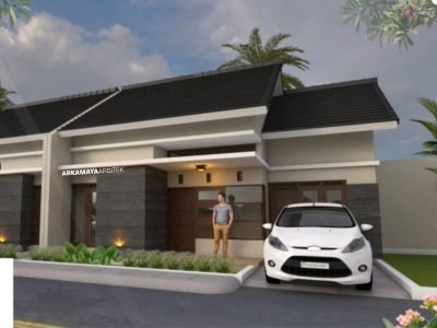 JASA ARSITEK CILEGON - Proyek Desain Rumah Tinggal 1 Lantai 72m2 - Bpk. Syamsul Hadi CILEGON - Jasa Desain Bangun Rumah - Arkamaya Arsitek Kontraktor Jogja