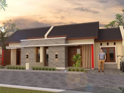 JASA ARSITEK PAPUA - Proyek Desain Rumah Tinggal 1 Lantai 50m2 - Bpk. Siane Halim PAPUA - Jasa Desain Bangun Rumah - Arkamaya Arsitek Kontraktor Jogja