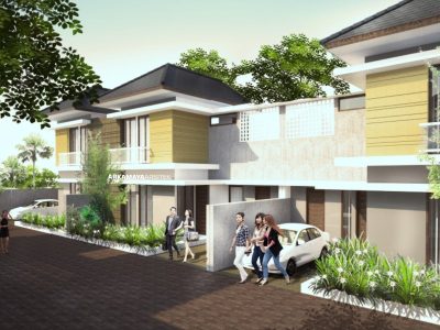 JASA ARSITEK YOGYAKARTA - Proyek Desain Perumahan Rumah Bertingkat 110m2 - Bpk. Anang Sugiyono SLEMAN - Jasa Desain Bangun Rumah - Arkamaya Arsitek Kontraktor Jogja (1)