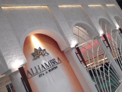 KONTRAKTOR INTERIOR - Proyek Desain & Pelaksanaan Interior ALHAMBRA Spa-Bistro 2 Lantai - Mr. Waqqas Hartono Mall JOGJA (2)